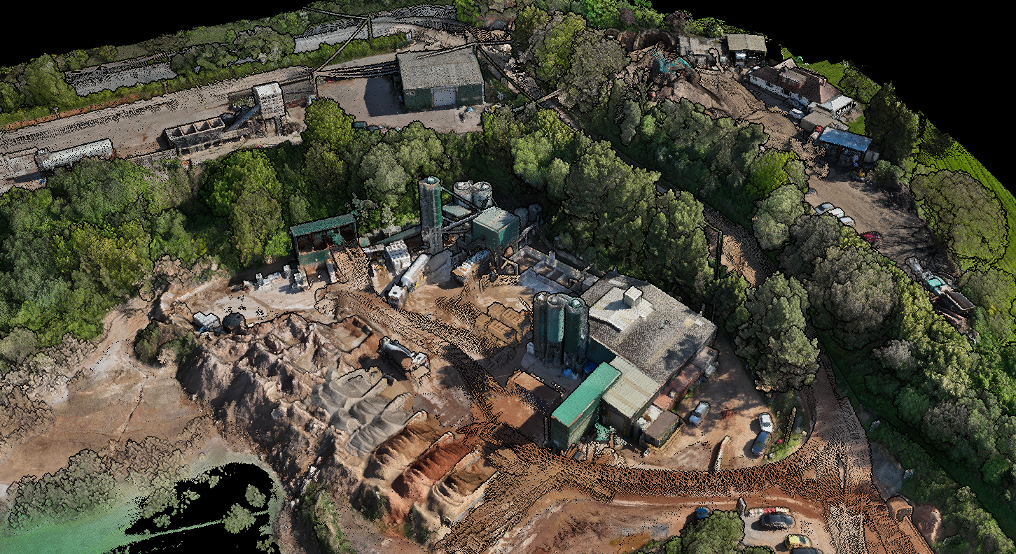 Aerial LiDAR survey map showing detailed terrain and elevation data used in a LiDAR Survey for large-scale project planning.